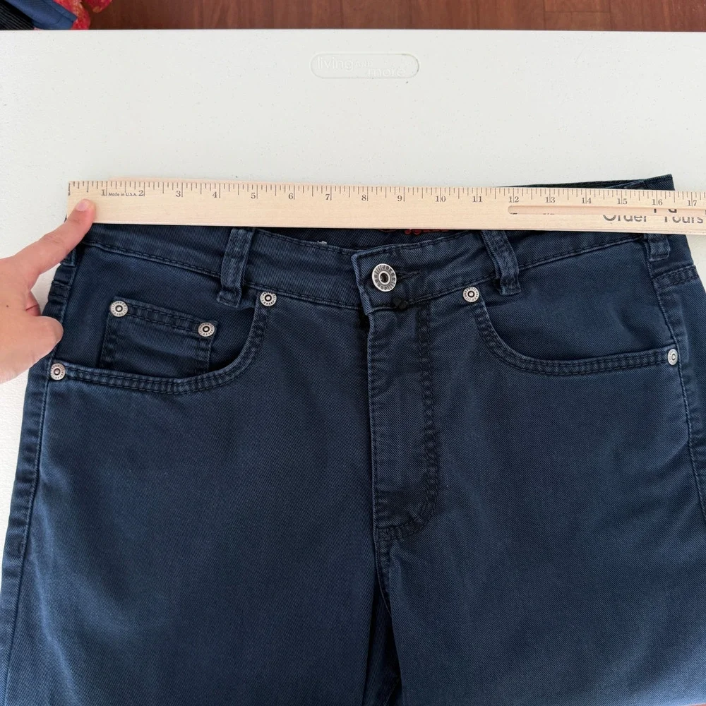 Joker Double Saddle Stitched Pants Jeans 33x34 Navy Cotton Stretch Chino Trouser